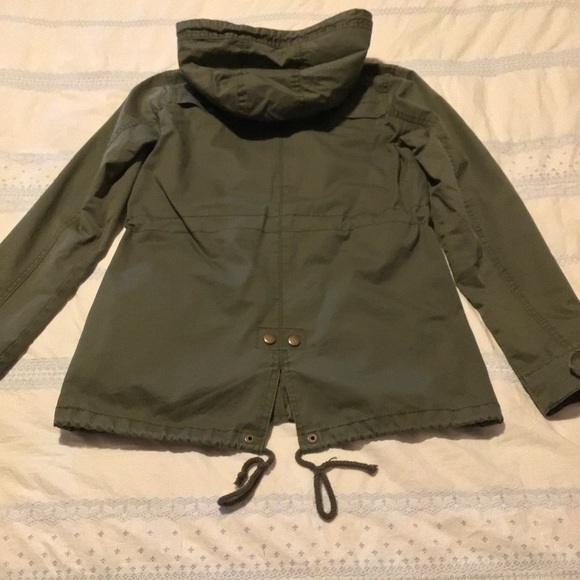 Ambiance Hooded Utility/Army Jacket - Picture 2 of 6